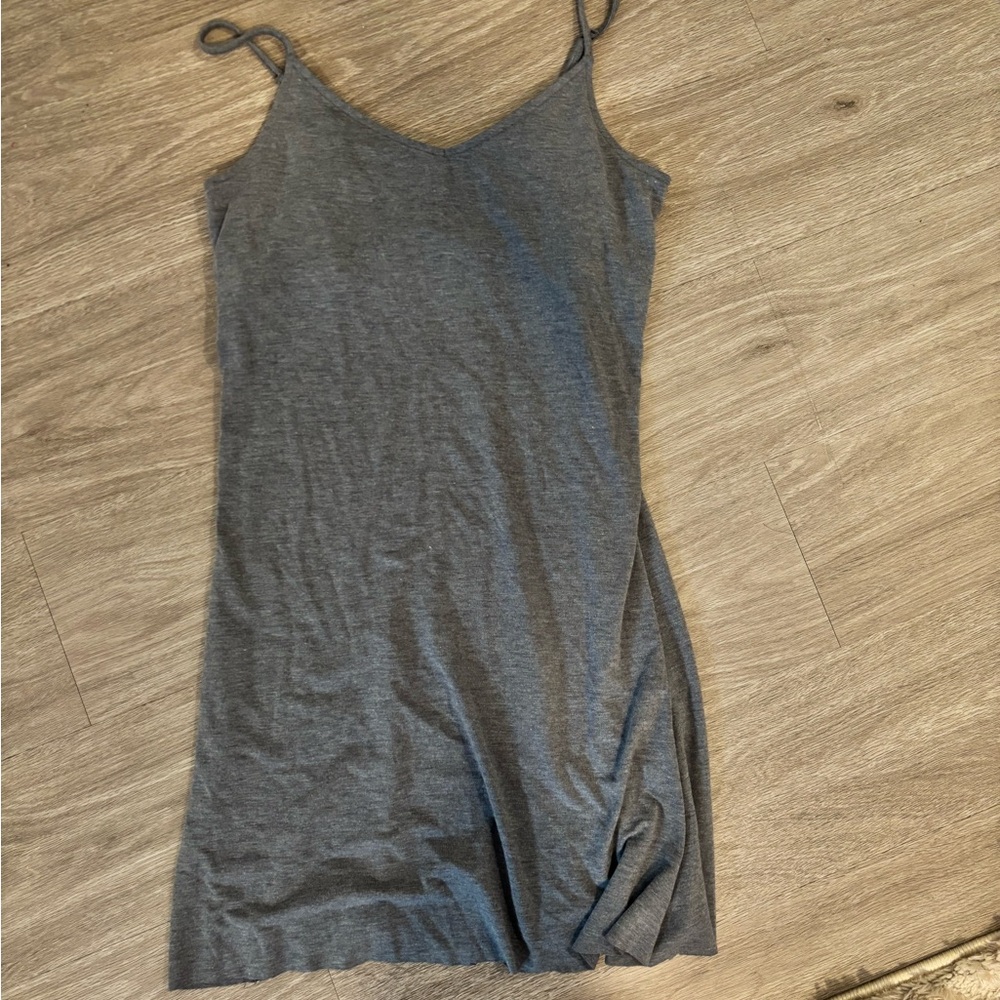 SO Charcoal Gray Relaxed dress